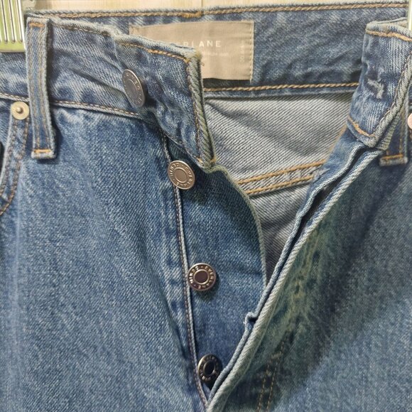 Everlane The Curvy 90s Cheeky Straight Jean High-Rise Organic Cotton 30 Ankle - Picture 4 of 9